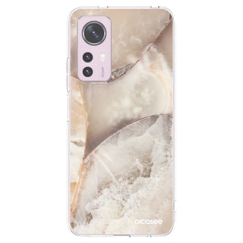 Picasee silikonski prozorni ovitek za Xiaomi 12 - Cream marble