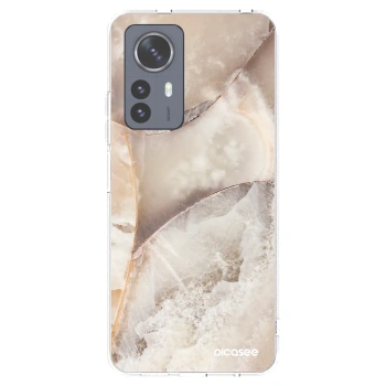 Picasee silikonski prozorni ovitek za Xiaomi 12 Pro - Cream marble