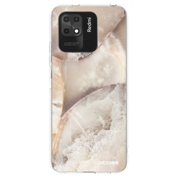 Picasee silikonski prozorni ovitek za Xiaomi Redmi 10C - Cream marble