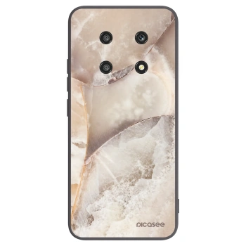 Picasee silikonski črni ovitek za Honor Magic4 Lite 5G - Cream marble
