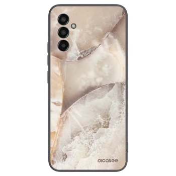 Picasee silikonski črni ovitek za Samsung Galaxy M13 M135F - Cream marble