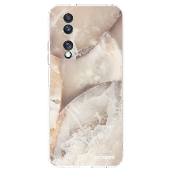 Picasee silikonski prozorni ovitek za Honor 70 - Cream marble