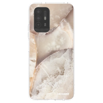 Picasee silikonski prozorni ovitek za OPPO A94 5G - Cream marble