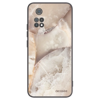 Picasee silikonski črni ovitek za Xiaomi Poco M4 Pro - Cream marble
