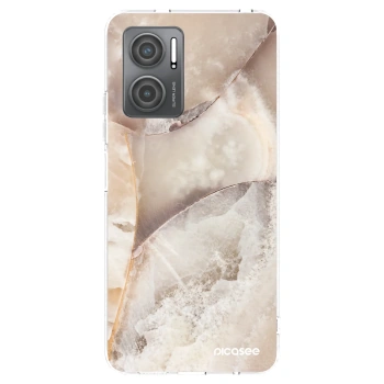 Picasee silikonski prozorni ovitek za Xiaomi Redmi 10 5G - Cream marble