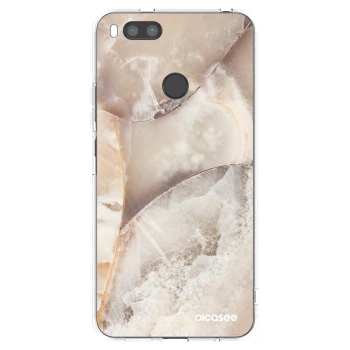 Picasee silikonski prozorni ovitek za Xiaomi Redmi A1 - Cream marble