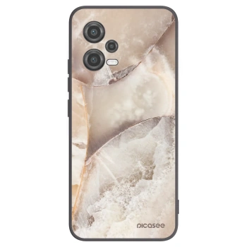 Picasee silikonski črni ovitek za Xiaomi Poco X5 - Cream marble