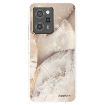 Picasee silikonski črni ovitek za Xiaomi Poco X5 Pro - Cream marble