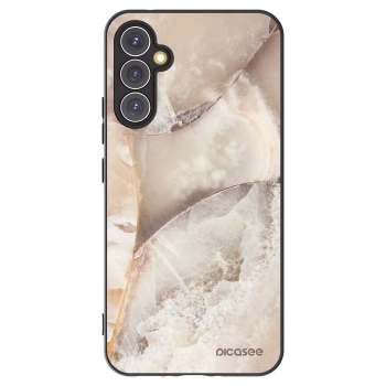 Picasee silikonski črni ovitek za Samsung Galaxy A34 5G A346B - Cream marble