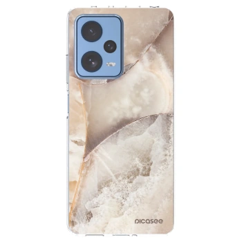 Picasee silikonski prozorni ovitek za Xiaomi Redmi Note 12 Pro 5G - Cream marble