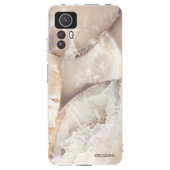 Picasee silikonski prozorni ovitek za Xiaomi Redmi Note 12S - Cream marble