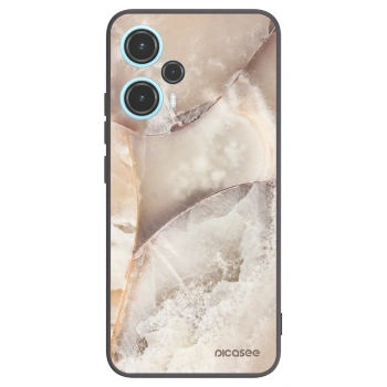 Picasee silikonski črni ovitek za Xiaomi Poco F5 - Cream marble