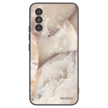 Picasee silikonski črni ovitek za Samsung Galaxy A04s A047F - Cream marble