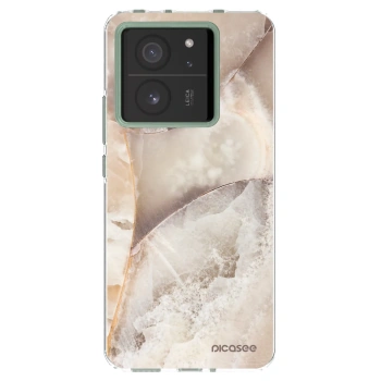 Picasee silikonski prozorni ovitek za Xiaomi 13T - Cream marble