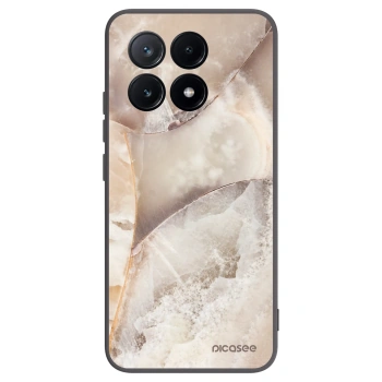 Picasee silikonski črni ovitek za Xiaomi Poco X6 Pro - Cream marble