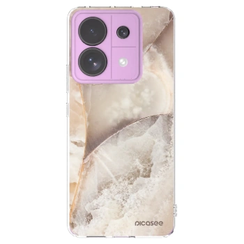 Picasee silikonski prozorni ovitek za Xiaomi Redmi Note 13 Pro 5G - Cream marble