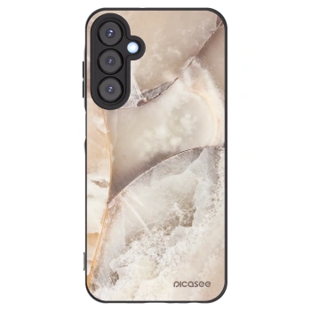 Picasee silikonski črni ovitek za Samsung Galaxy A25 A256B 5G - Cream marble