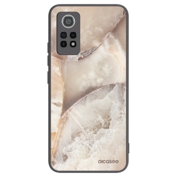 Picasee silikonski črni ovitek za Xiaomi Redmi Note 12 Pro 4G - Cream marble