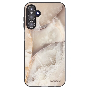 Picasee silikonski črni ovitek za Samsung Galaxy A15 A156B 5G - Cream marble