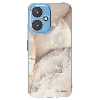 Picasee silikonski prozorni ovitek za Xiaomi Redmi 13C 5G - Cream marble
