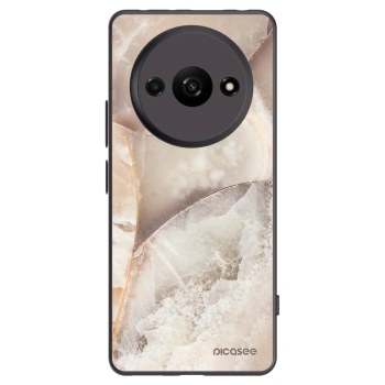 Picasee silikonski črni ovitek za Xiaomi Redmi A3 - Cream marble