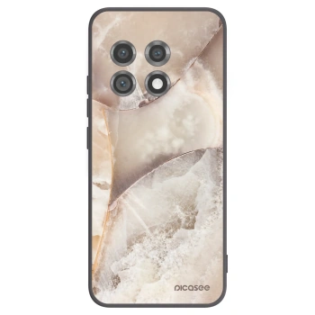 Picasee silikonski črni ovitek za OnePlus 11 5G - Cream marble