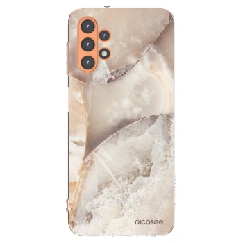 Picasee silikonski prozorni ovitek za Samsung Galaxy A13 5G - Cream marble