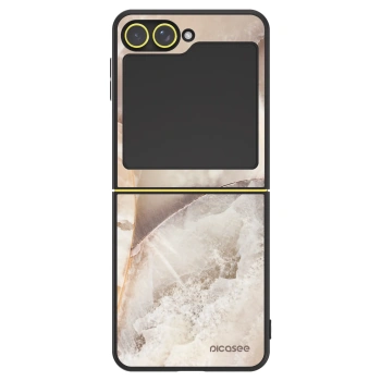 Ovitek za Samsung Galaxy Z Flip7 FE 5G - Cream marble