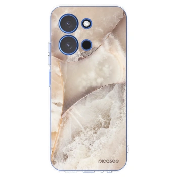 Picasee silikonski prozorni ovitek za Xiaomi Redmi 15C 4G - Cream marble