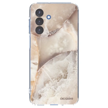 Picasee silikonski prozorni ovitek za Samsung Galaxy A17 5G - Cream marble