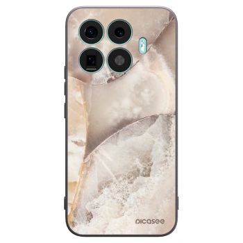 Picasee silikonski črni ovitek za Xiaomi 17T Pro - Cream marble