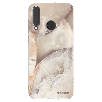 Picasee silikonski prozorni ovitek za Honor 20 Lite - Cream marble
