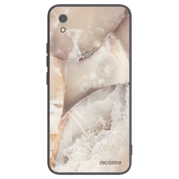 Picasee silikonski črni ovitek za Xiaomi Redmi 7A - Cream marble