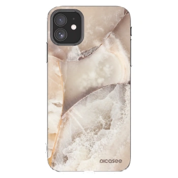 Picasee silikonski prozorni ovitek za Apple iPhone 11 - Cream marble