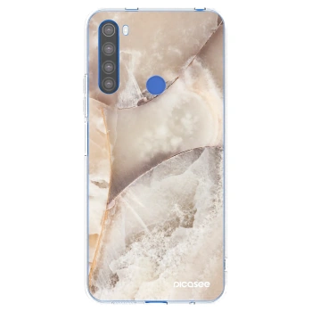 Picasee silikonski prozorni ovitek za Xiaomi Redmi Note 8T - Cream marble