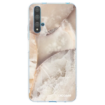 Picasee silikonski prozorni ovitek za Huawei Nova 5T - Cream marble