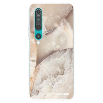 Picasee silikonski prozorni ovitek za Xiaomi Mi 10 - Cream marble