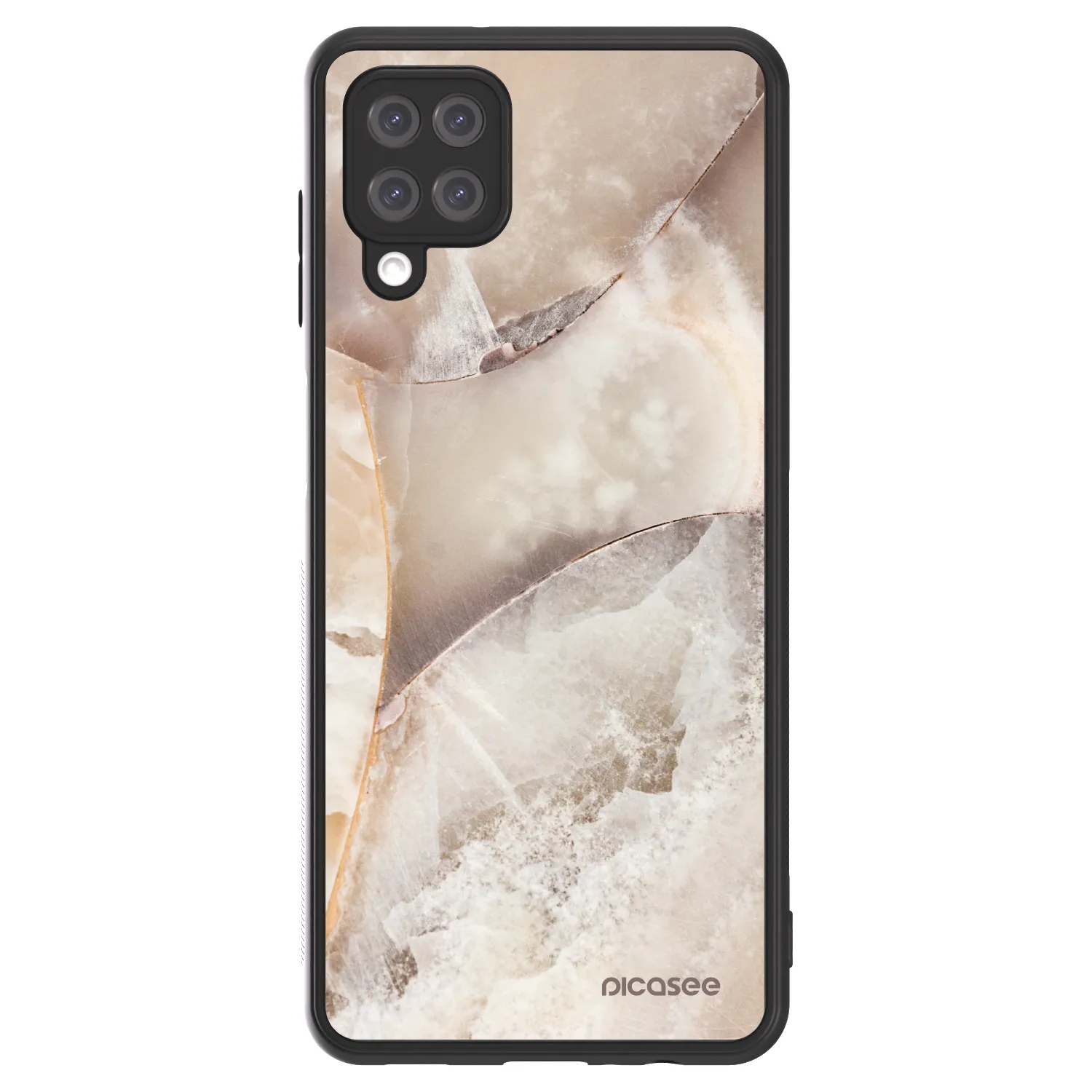 Picasee ULTIMATE CASE za Samsung Galaxy A12 A125F - Cream marble