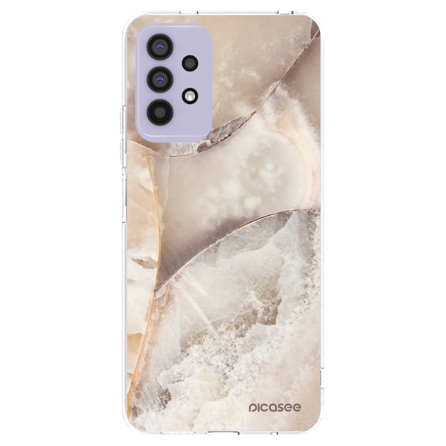 Picasee silikonski prozorni ovitek za Samsung Galaxy A32 4G SM-A325F - Cream marble