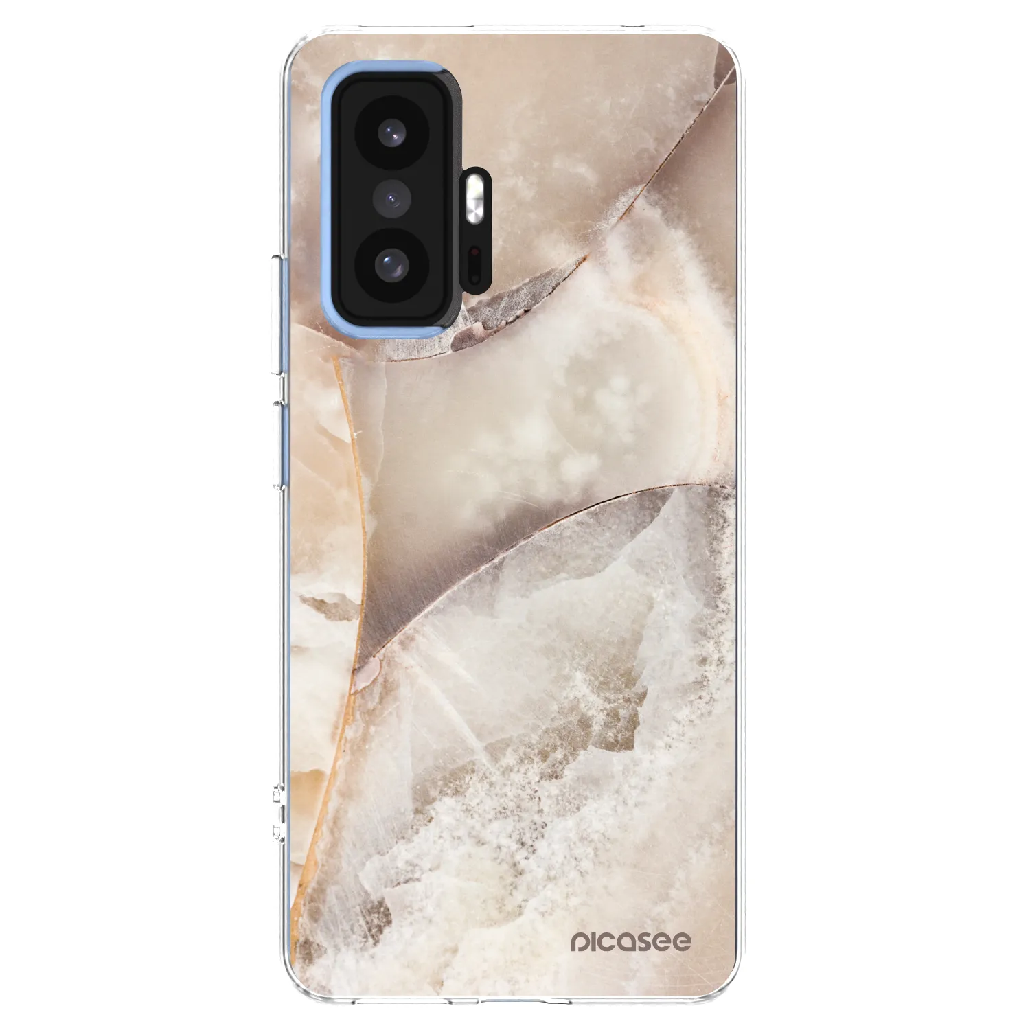Picasee silikonski prozorni ovitek za Xiaomi 11T - Cream marble