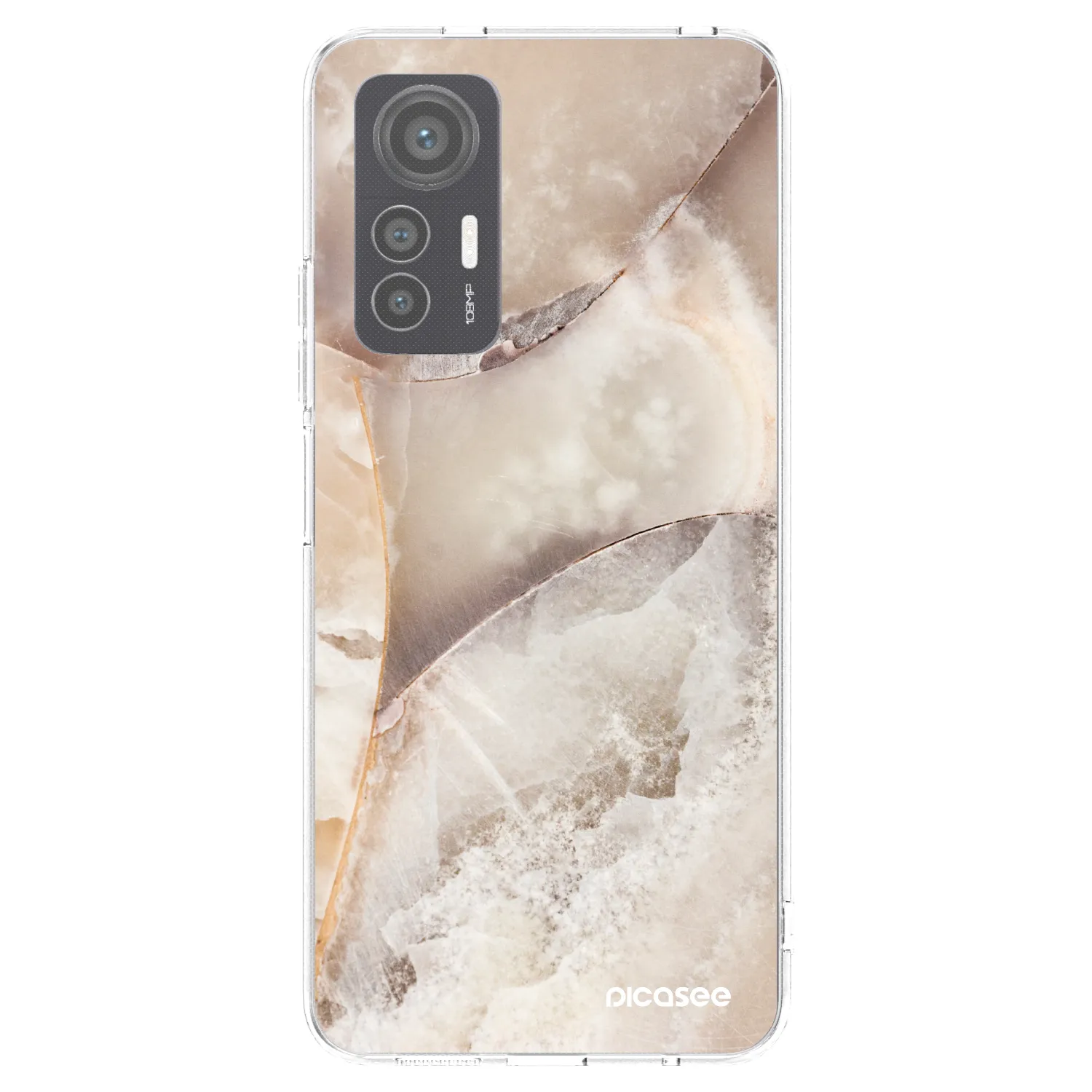 Picasee silikonski prozorni ovitek za Xiaomi 12 Lite - Cream marble