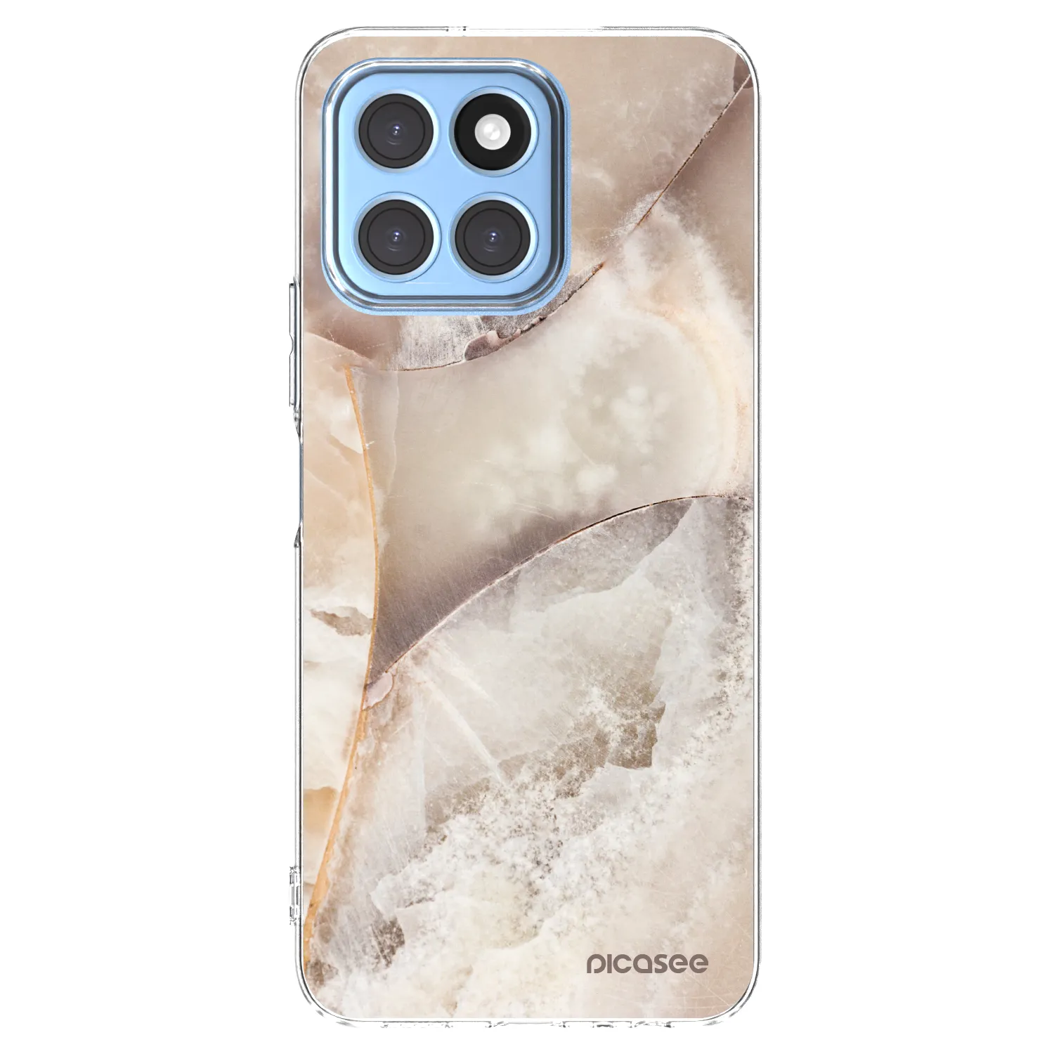 Picasee silikonski prozorni ovitek za Honor X6 - Cream marble