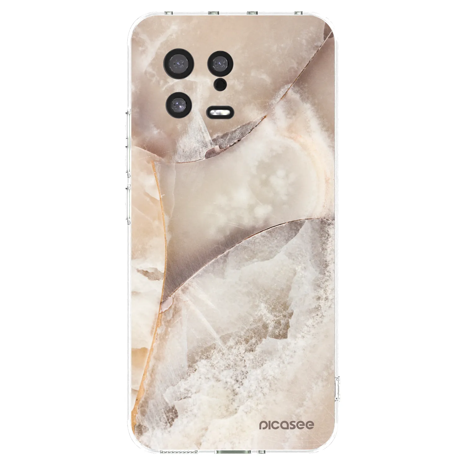 Picasee silikonski prozorni ovitek za Xiaomi 13 - Cream marble