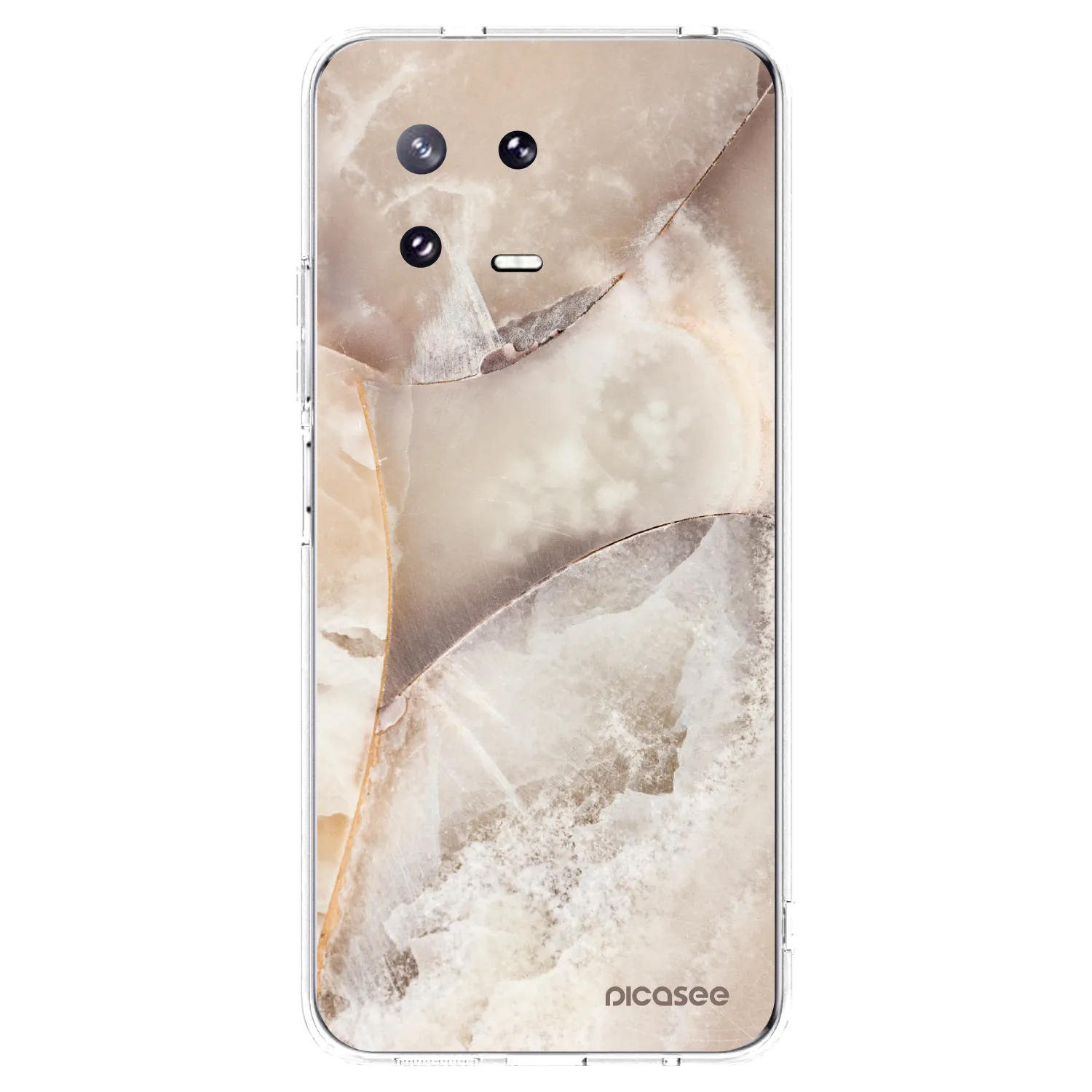 Picasee silikonski prozorni ovitek za Xiaomi 13 Pro - Cream marble