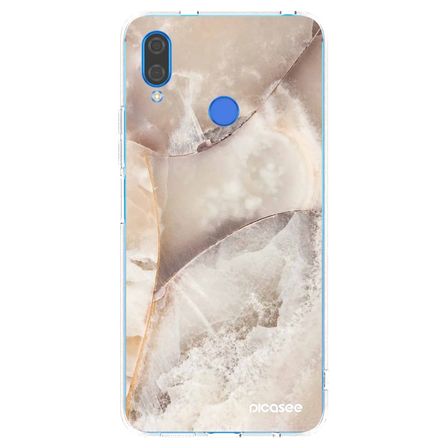 Picasee silikonski prozorni ovitek za Huawei Nova 3 - Cream marble