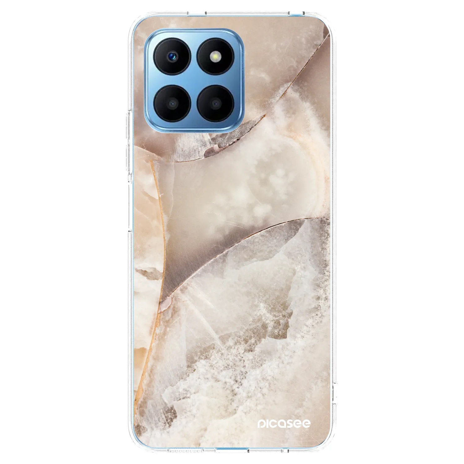 Picasee silikonski prozorni ovitek za Honor 70 Lite - Cream marble