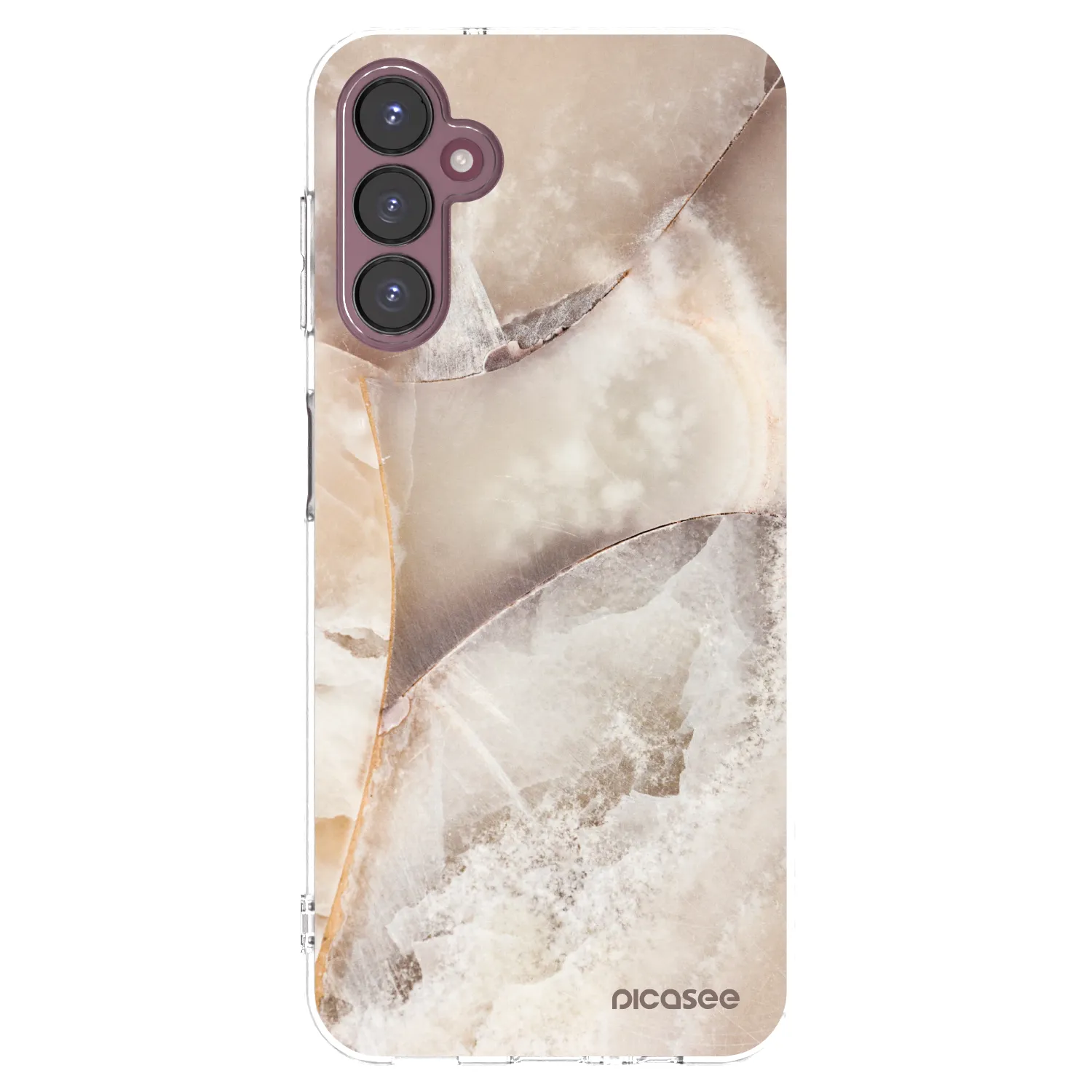 Picasee silikonski prozorni ovitek za Samsung Galaxy A05s A057G - Cream marble