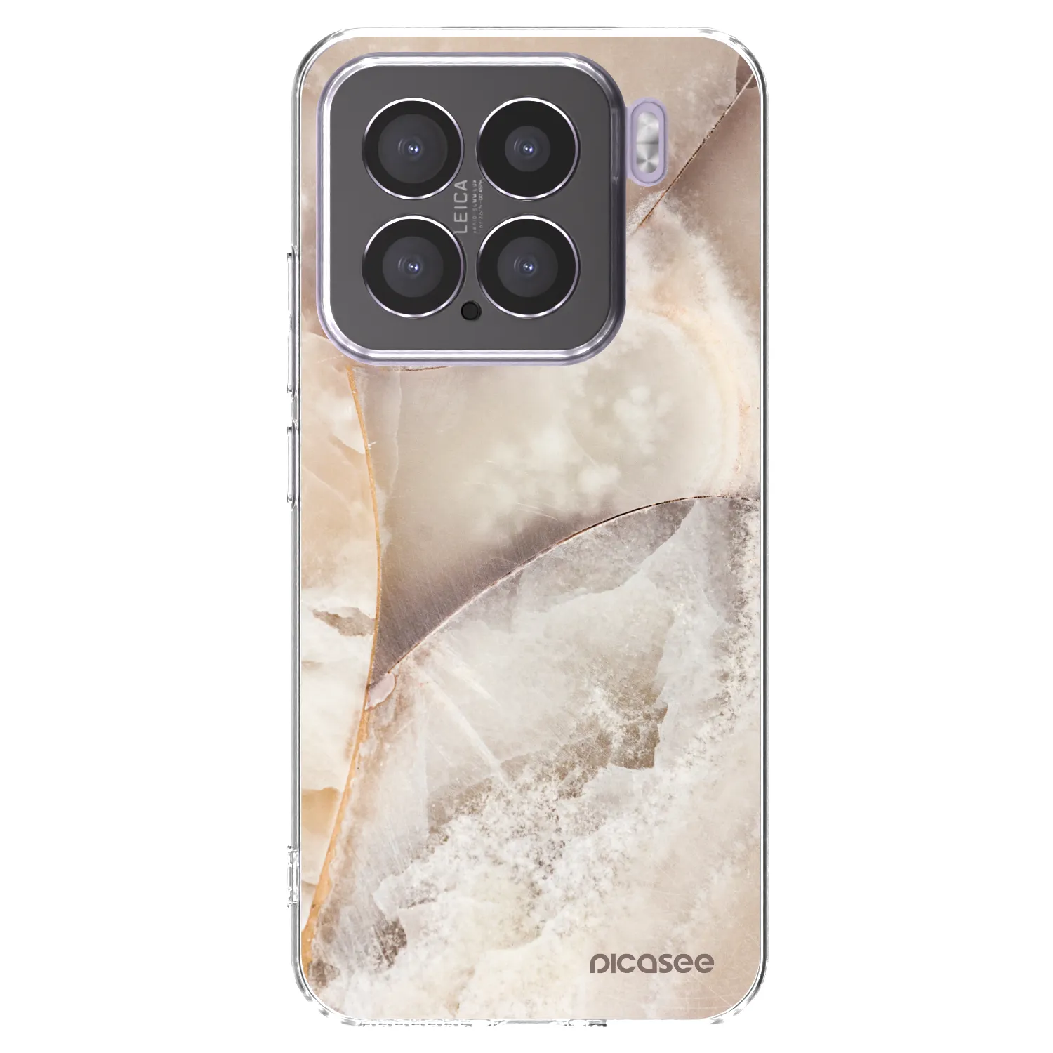 Picasee silikonski prozorni ovitek za Xiaomi 15 - Cream marble