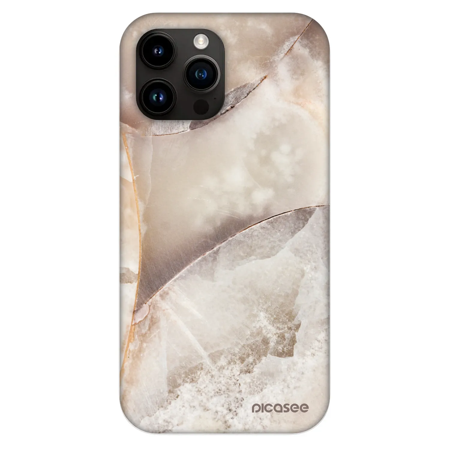 Picasee Fashion Case MagSafe za Apple iPhone 13 Pro Max - Cream marble