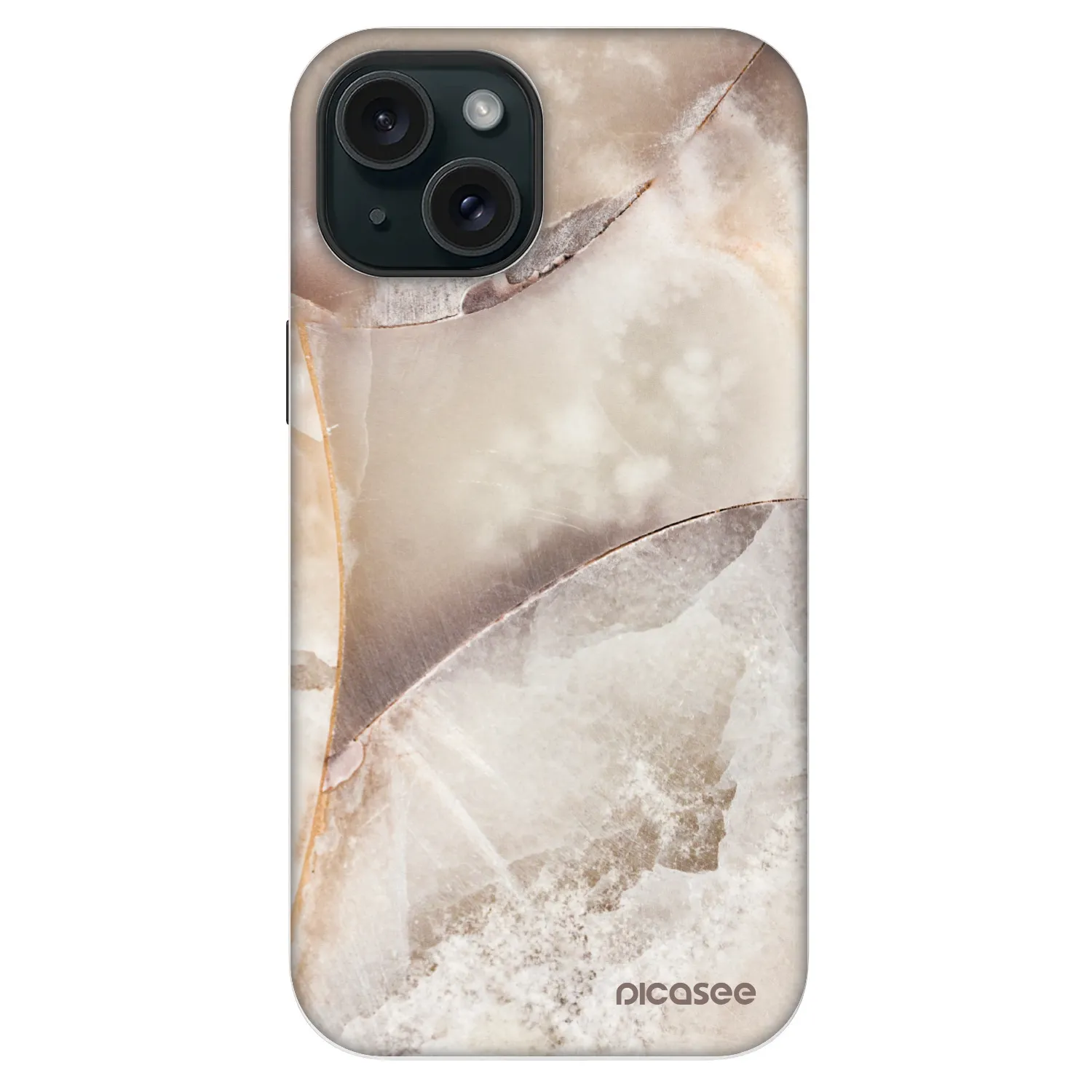 Picasee Fashion Case MagSafe za Apple iPhone 14 - Cream marble